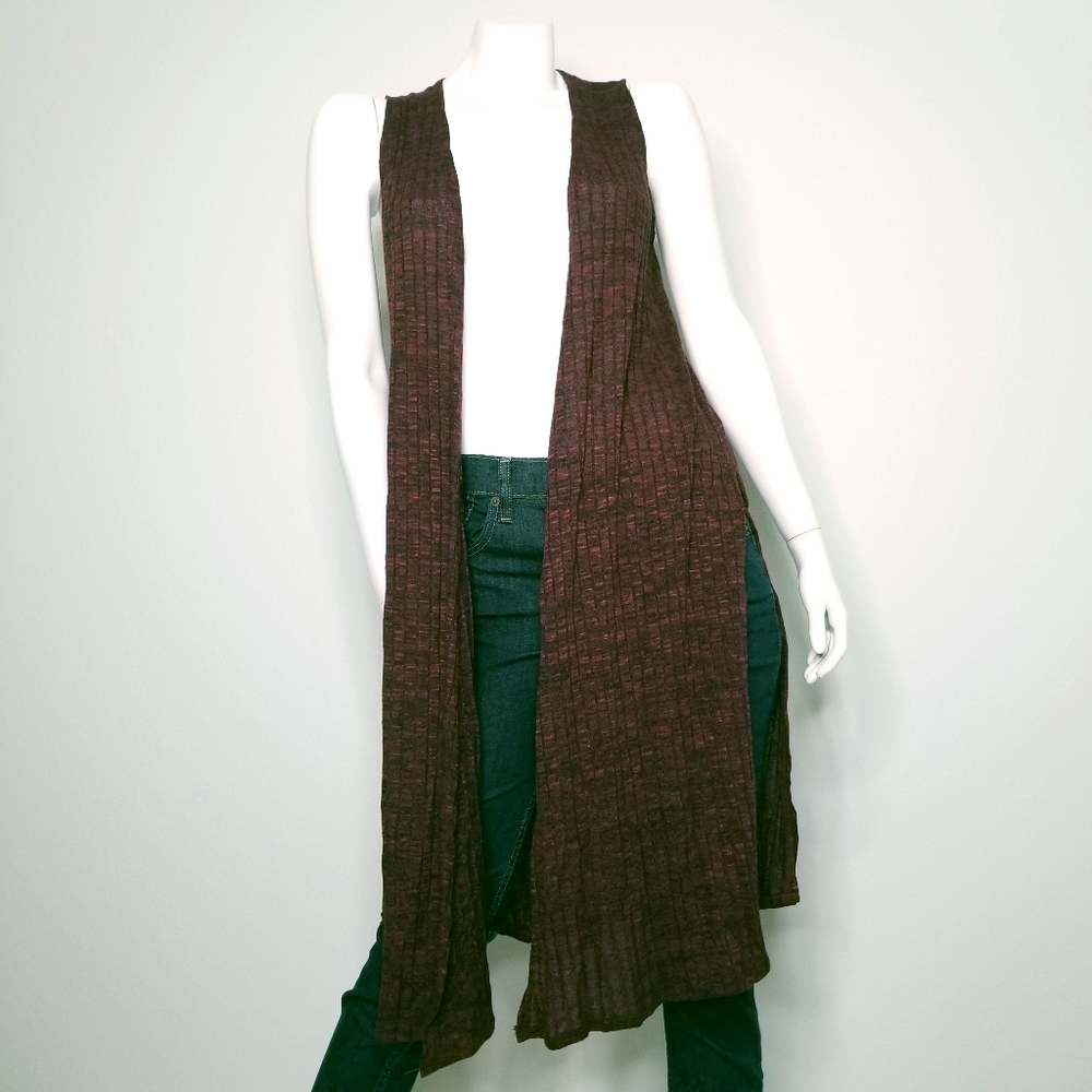 LULAROE Maroon Joy Knit Cardigan